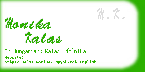 monika kalas business card